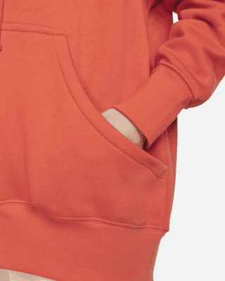 nike essential hoodie tangerine