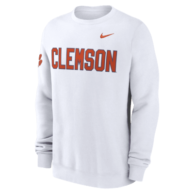 Sudadera de cuello redondo sin cierre universitaria Nike para hombre Clemson Tigers Sideline Dabo