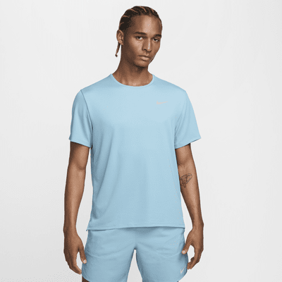 Kortärmad löpartröja Nike Miler Dri-FIT UV för män