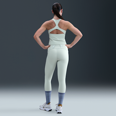 Linne med vadderad sport-BH Nike Trail med mediumstöd för kvinnor