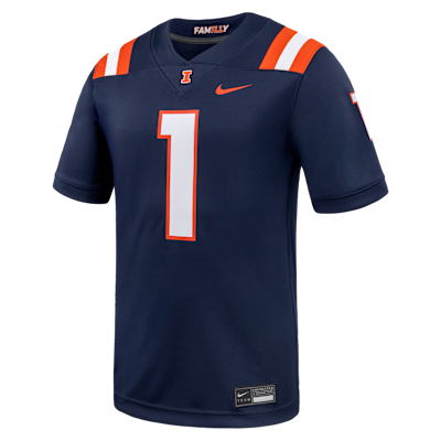 Illinois Men's Nike College Football Replica Jersey