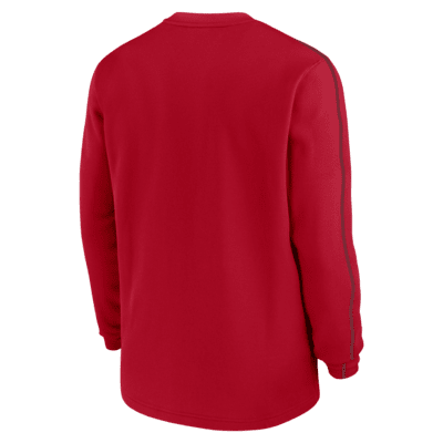 Ohio State Buckeyes Sideline Coach Men's Nike College Long-Sleeve Top