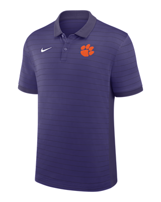 Мужские  Clemson Sideline Victory Stripe Nike Dri-FIT College Polo