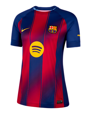 Женские джерси Raphinha Barcelona 2025/26 Stadium Home Nike Dri-FIT Soccer Jersey