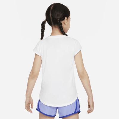 Playera con gráfico para niños talla pequeña Nike Prep in Your Step