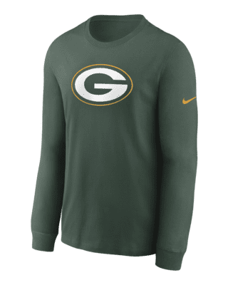 Toddler Black Green Bay Packers Primary Logo Long Sleeve T-Shirt Size: 2T