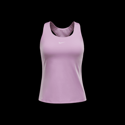 Camiseta de tirantes con bra deportivo con almohadilla de media sujeción para mujer Nike Swoosh