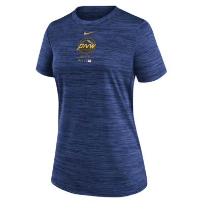 Seattle Mariners Authentic Collection City Connect Practice Velocity Women's Nike Dri-FIT MLB T-Shirt