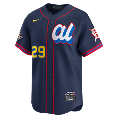 Jersey Nike Dri-FIT ADV de la MLB Limited para hombre Tarik Skubal American League 2025 Home Run Derby