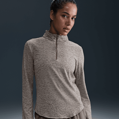 Nike Swift Dri-FIT UV-Laufoberteil mit Viertelreißverschluss (Damen)