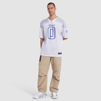 Jersey Nike de la NFL Game para hombre Keon Coleman Buffalo Bills Rivalries Collection