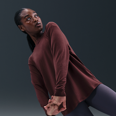 Playera de manga larga Dri-FIT para mujer Nike One Relaxed