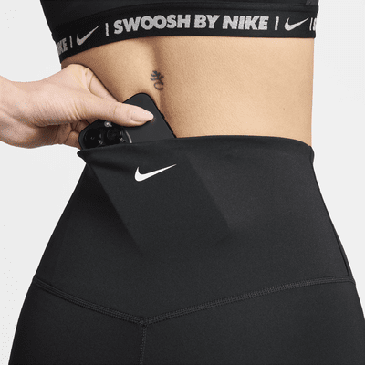 Shorts da ciclista 18 cm a vita alta Nike One – Donna