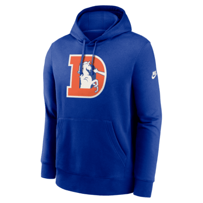 Denver Broncos Rewind Club Logo Men’s Nike NFL Pullover Hoodie