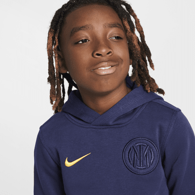 Inter Milan Club Third Older Kids' (Boys') Nike Football Pullover Hoodie