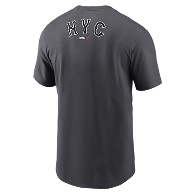 Playera Nike de la MLB para hombre New York Mets City Connect 2-Hit
