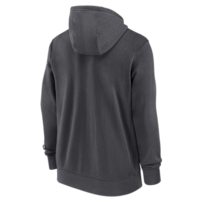Sudadera con gorro Nike de la NFL de cierre completo para hombre Arizona Cardinals Playbook Page Club