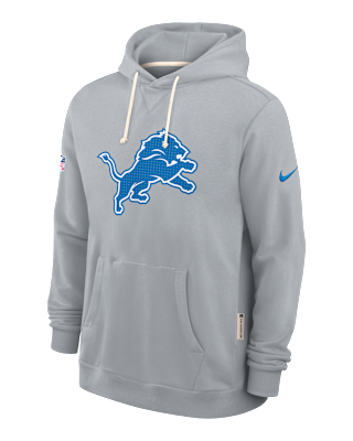 Мужское худи Detroit Lions Initial Home Sideline Nike Dri-FIT NFL Pullover Hoodie