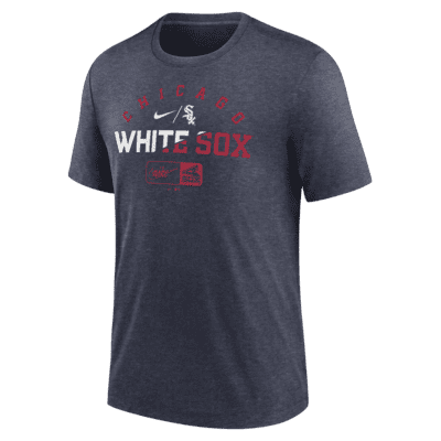 Lids Chicago White Sox Nike Cooperstown Collection Rewind Splitter Slub  Long Sleeve T-Shirt - Navy/Red