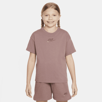 Playera para niños talla grande Nike Sportswear