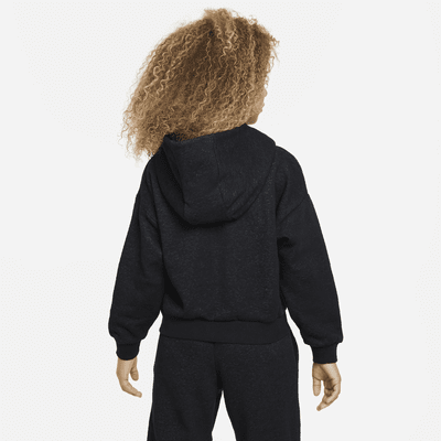 Sudadera con gorro sin cierre oversized para niños talla grande Nike Icon Fleece