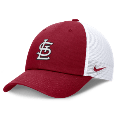St. Louis Cardinals Evergreen Club Men's Nike MLB Trucker Adjustable Hat. Nike.com