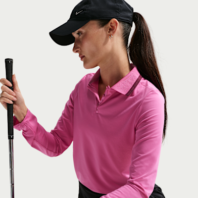 Nike Tour Women's Dri-FIT UV Protection Long-Sleeve Golf Polo
