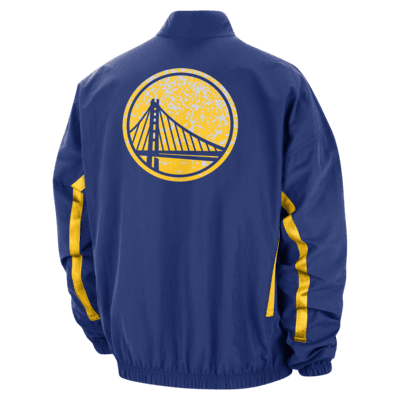 Golden State Warriors DNA Courtside Men's Nike NBA Woven Graphic Jacket