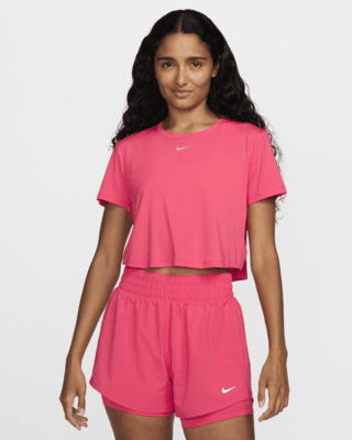 Женские шорты Nike One Classic Dri-FIT Short-Sleeve Cropped Top