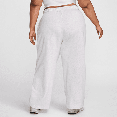 Nike Sportswear Club Fleece Women's Mid-Rise Wide-Leg Sweatpants (Plus Size)