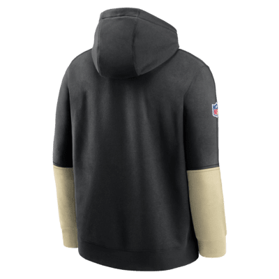 New Orleans Saints Sideline Team Issue Club Men's Nike NFL Pullover Hoodie