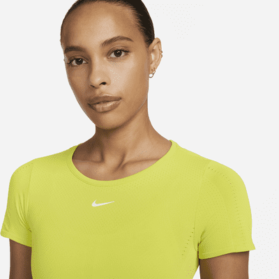 Nike Dri-FIT ADV Aura Women's Slim-Fit Short-Sleeve Top. Nike IL