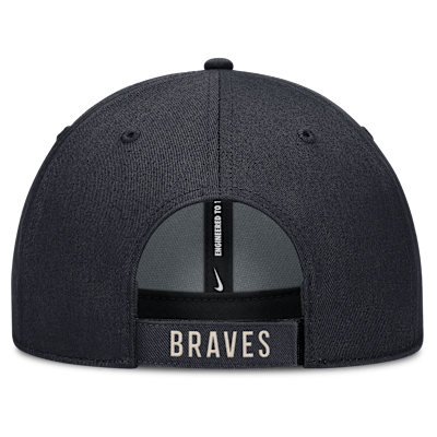 Gorra Nike Dri-FIT de la MLB ajustable para hombre Atlanta Braves Statement Club