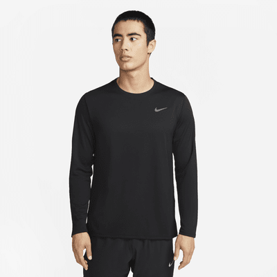Lauw Omgaan met Grappig Nike Miler Men's Dri-FIT UV Long-Sleeve Running Top. Nike ID