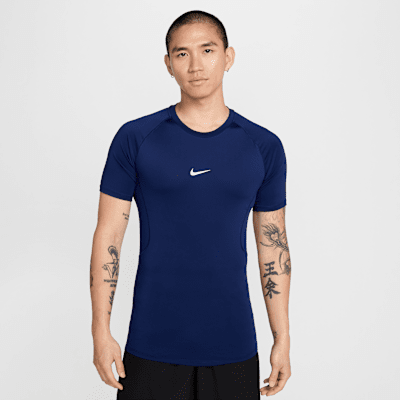 เสื้อฟิตเนสแขนสั้นทรงรัดรูปผู้ชาย Dri-FIT Nike Pro