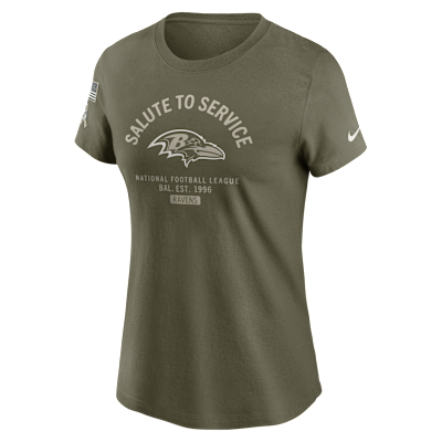 Playera Nike de la NFL para hombre Baltimore Ravens Salute to Service Sideline 