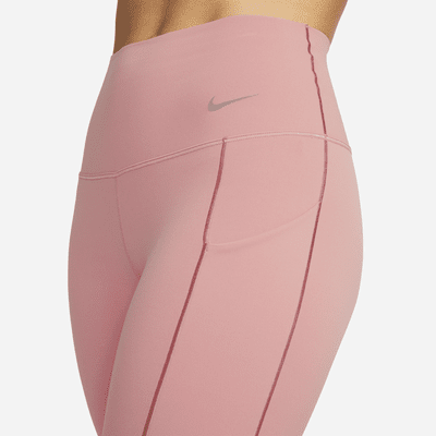 Leggings de 7/8 de tiro alto y sujeción media con bolsillos para mujer Nike Universa