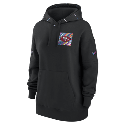 San Francisco 49ers 2021 NFL Crucial Catch Pullover Hoodie - Bluecat