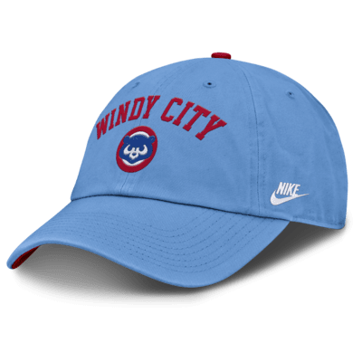 Gorra Nike de la MLB ajustable para hombre Chicago Cubs Cooperstown Club