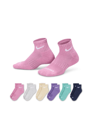 Детские носки Nike Dri-FIT Performance Basics Little Kids' Ankle Socks (6 Pairs)