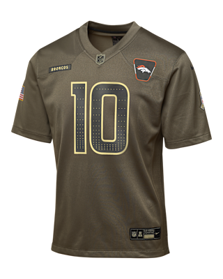 Детские джерси Bo Nix Denver Broncos Salute to Service Big Kids’ Nike NFL Game Jersey