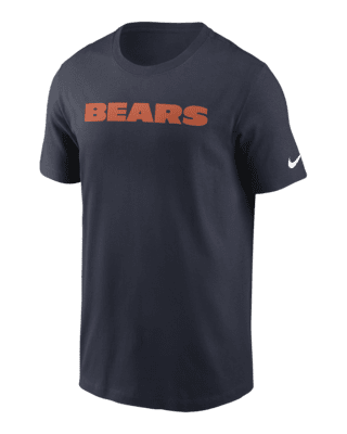 Мужская футболка Chicago Bears Primetime Wordmark Essential Nike NFL