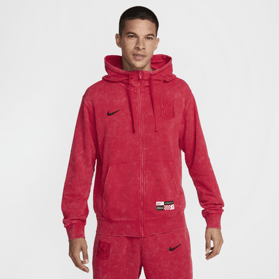 Liverpool F.C. Club Third Men's Nike Football Full-Zip French Terry Hoodie