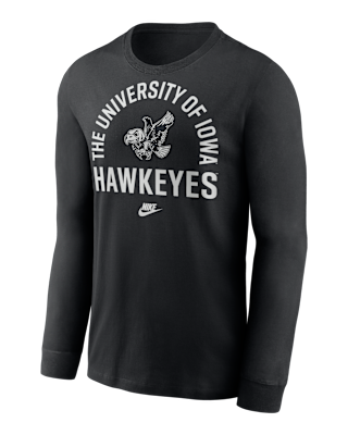 Мужская футболка Iowa Legacy Arched Logo Nike College Long-Sleeve