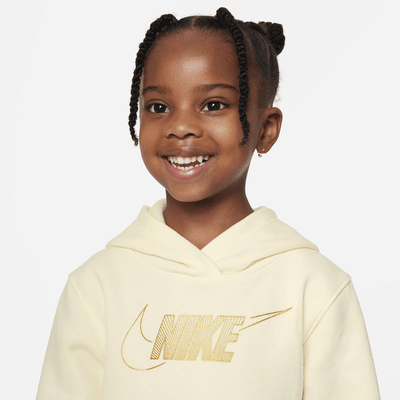 Sudadera con gorro infantil Nike Sportswear Club Fleece Holiday Shine Hoodie