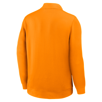 Playera de manga larga universitaria Nike Dri-FIT de medio cierre para hombre Tennessee Coaches