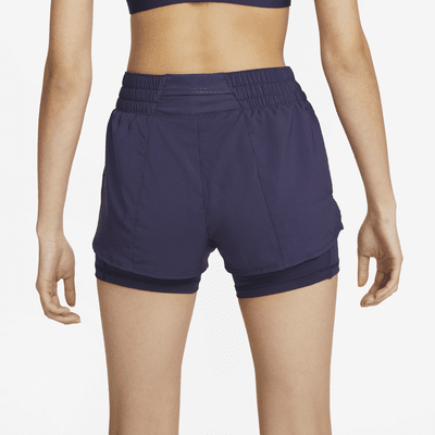 Nike Dri-FIT One Women's Mid-Rise 8cm (approx.) 2-in-1 Shorts