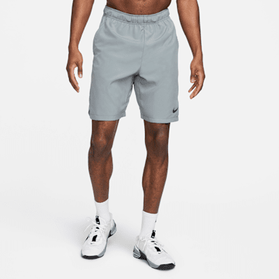 white nike training shorts