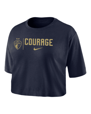 Женская футболка North Carolina Courage Nike Dri-FIT Soccer Cropped