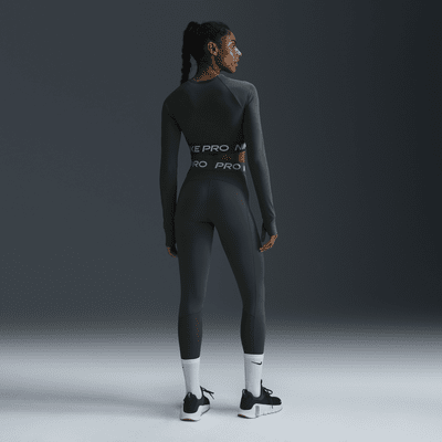 Nike Pro Dri-FIT verkürztes Longsleeve (Damen)